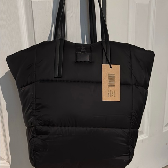 Steve Madden Quilted Black BChaser Tote Bag - Picture 2 of 2